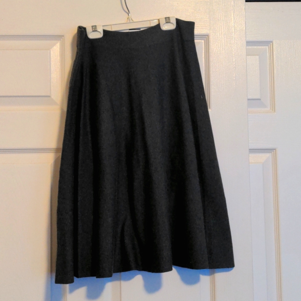 A Line sweater skirt